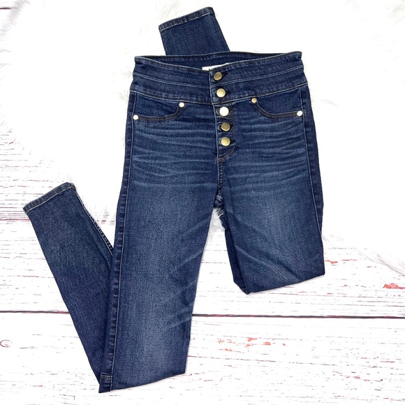 👖|•ABERCROMBIE & FITCH•| Super Skinny High Rise Waist Jeans Size 2👖 - Picture 1 of 6